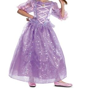 Disney Princess Tangled Rapunzel Dress-up Costume Kids Dress Medium (7-8) New